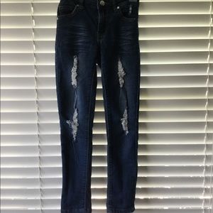Girls Distressed Boutique Jeans